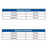 Kuchnia węglowa typu TK2 - 610 z wężownicą - 2