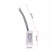Kondensator 1,0 uF MIFLEX do silników dmuchawy wentylatora  - 2