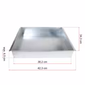 Szuflada popielnik na popiół OCYNK do kotła wym. 42,3cm x 34,3cm x 6,5cm - 2