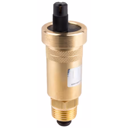 Odpowietrznik automatyczny pionowy PrimoVent G3/8" z Aquastop i zaworem stopowym R1/2"
