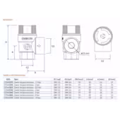 Zawór bezpieczeństwa GW 1/2" x 3/4" 2bar - 2
