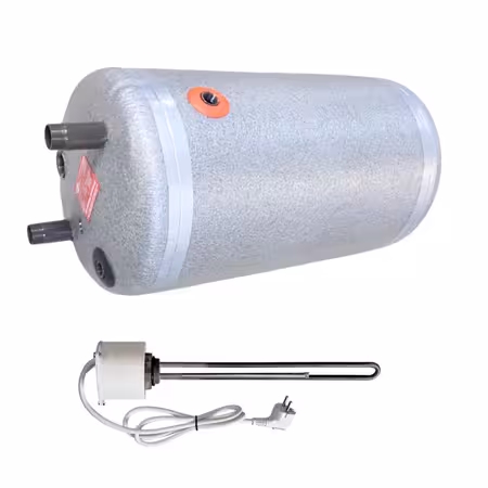 Bojler z podwójną wężownicą 100L z grzałką elektryczną 1,5kW Metalbet