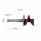 Ślimak 845 mm do podajnika kotła Defro Sigma – napęd ABM, mocowanie na klin - 3