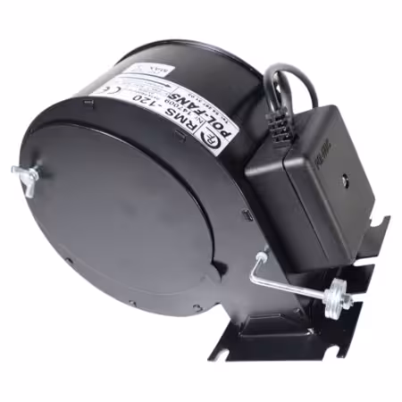 WENTYLATOR RMS-120 MAX 80W + kabel 2mb, RAMKA B DMUCHAWA DO PIECA KOTŁA POL-FANS Oryginalny