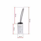 Kondensator 12,0 uF MIFLEX Krótkie przewody Oryginalny - 2