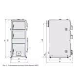 KAMEN WDS 26kW - 5 klasa ecodesign, kocioł zasypowy na węgiel - 2