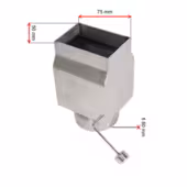 Venma Wsyp z klapką do palnika PPOŻ 10 - 85kW - 3