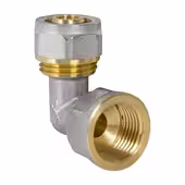 Kolano, kol-dz, PEX-AL-PEX z mosiądzu 16 x 1/2" GW - 2