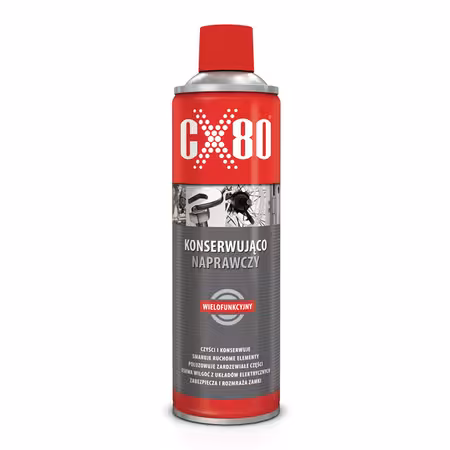 Płyn preparat konserwacyjny-naprawczy spray  wielofunkcyjny ochrona CX80 500ml