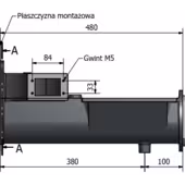Rura podajnika żeliwna Ekoenergia do palnika 15 -35 kW Oryginalna - 2