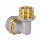 Kolano, kol-ch, PEX-AL-PEX z mosiądzu 16x1/2" GZ - 3