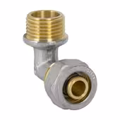 Kolano, kol-ch, PEX-AL-PEX z mosiądzu 16x1/2" GZ - 2