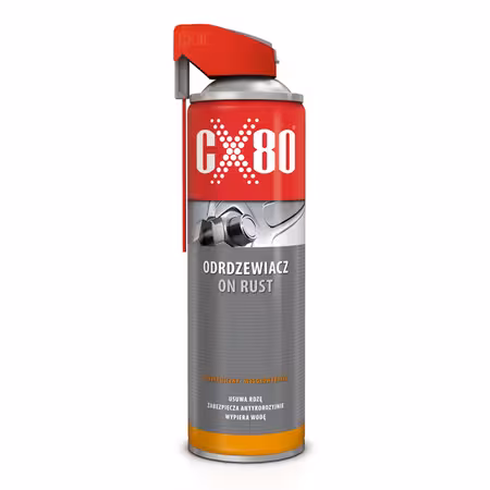 Odrdzewiacz błyskawiczny preparat z aplikatorem On Rust CX80 500ml Duo Spray