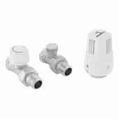 Zestaw termostatyczny, F-P, prosty 1/2" - 2