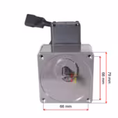Motoreduktor z silnikiem LINIX YN80-25 i=150 80JB150G10 Do Pieca Podajnika Pelletu - 3